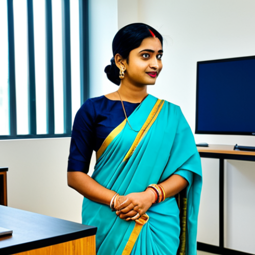 Home 14 **
"A professional financial advisor, fully clothed in a modest saree, standing in a modern office in Dhaka, explaining cryptocurrency trends to a client, appropriate attire, safe for work, perfect anatomy, natural proportions, family-friendly, high-quality photography."
**