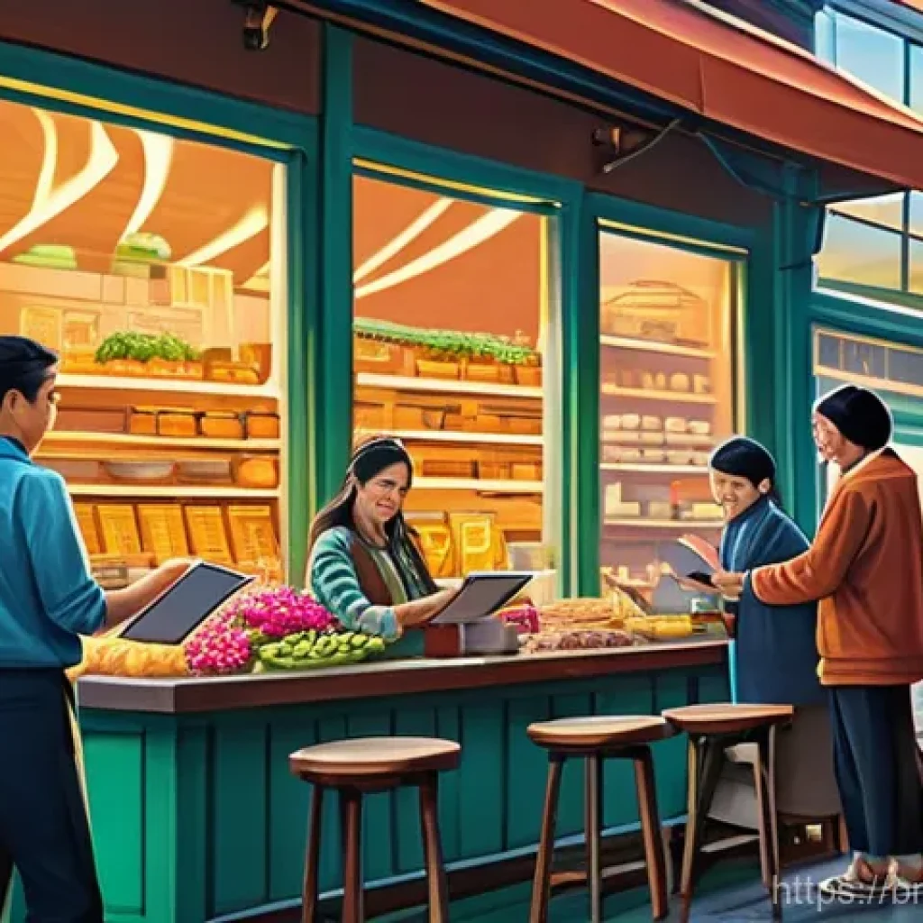 경제 지표와 주식 시장의 관계 - **Prompt:** A vibrant, dynamic illustration depicting an interconnected economic landscape. In the f...