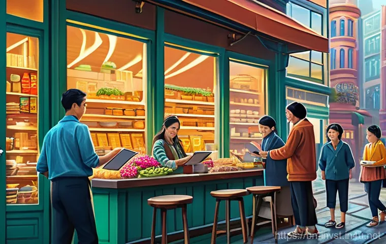 경제 지표와 주식 시장의 관계 - **Prompt:** A vibrant, dynamic illustration depicting an interconnected economic landscape. In the f...
